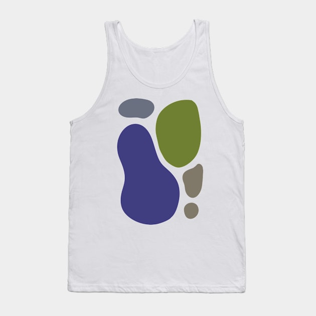 Zen Blobs - River Pebbles Tank Top by thelittleforest